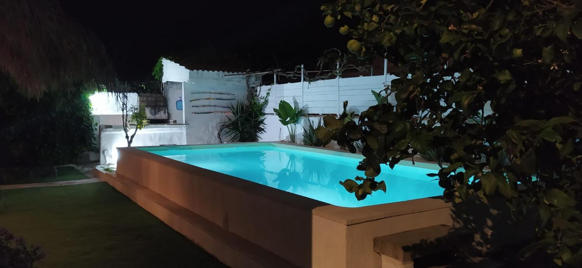 Casa, Piscina, Jacuzzi, Garaje, Barbacoa. Vila Chiclana de la Frontera Exterior foto