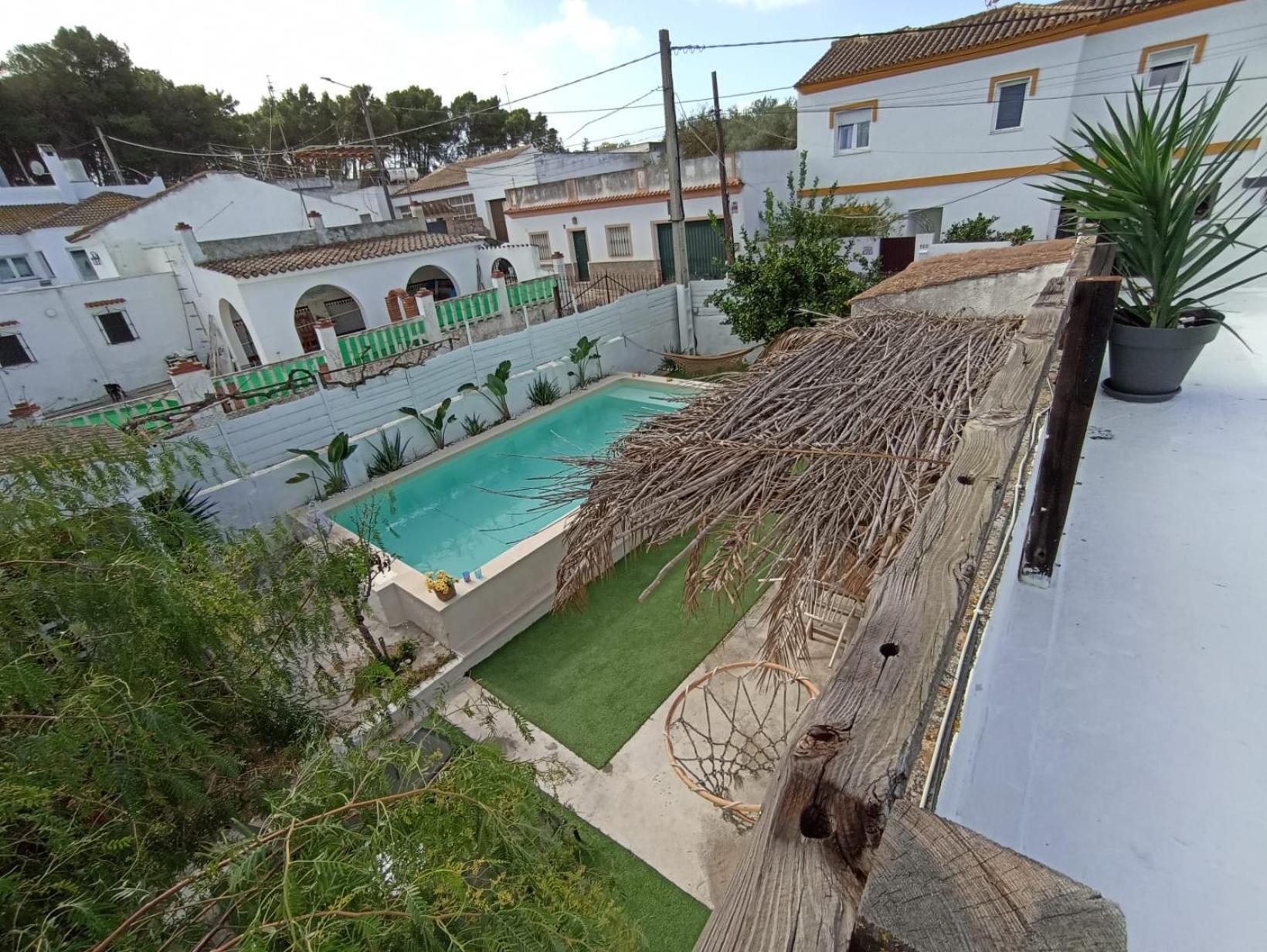 Casa, Piscina, Jacuzzi, Garaje, Barbacoa. Vila Chiclana de la Frontera Exterior foto