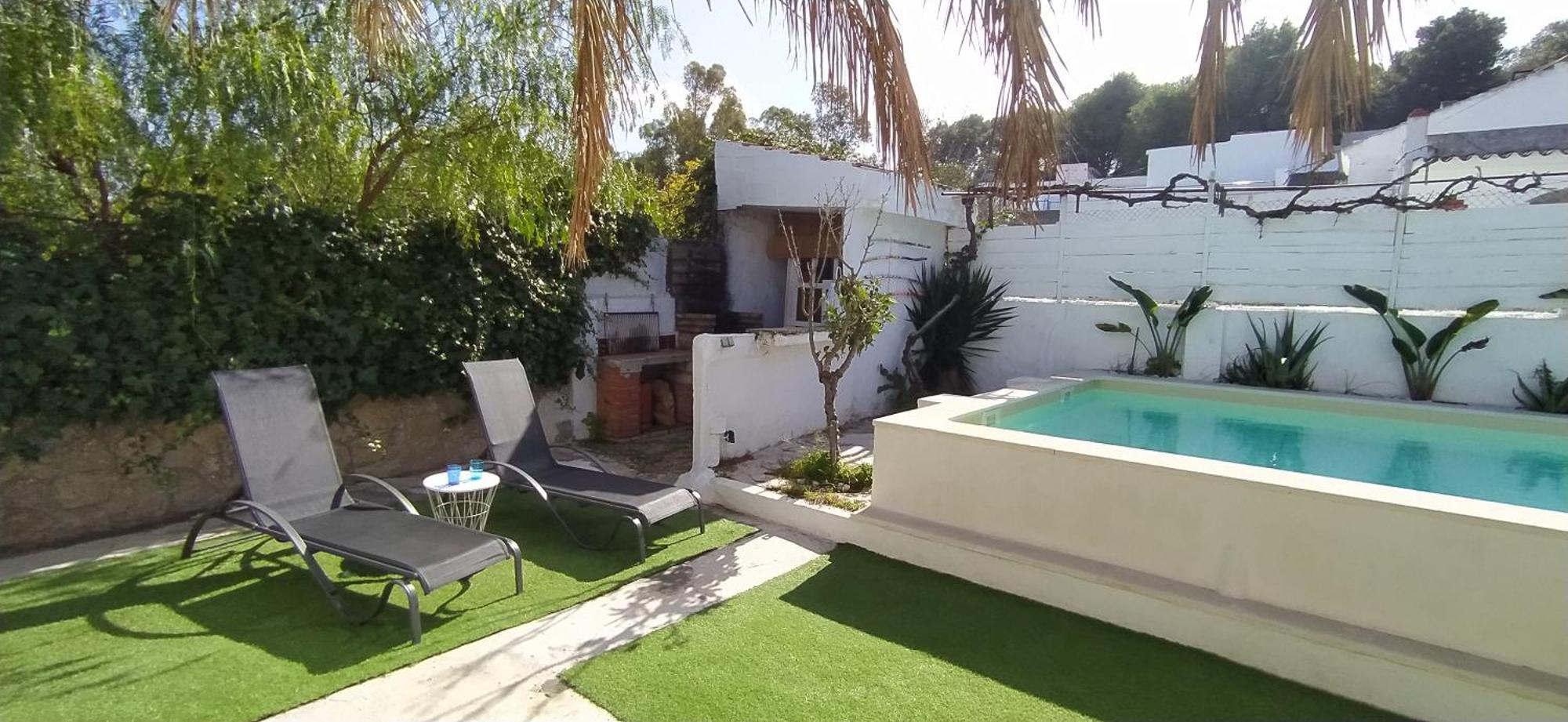 Casa, Piscina, Jacuzzi, Garaje, Barbacoa. Vila Chiclana de la Frontera Exterior foto