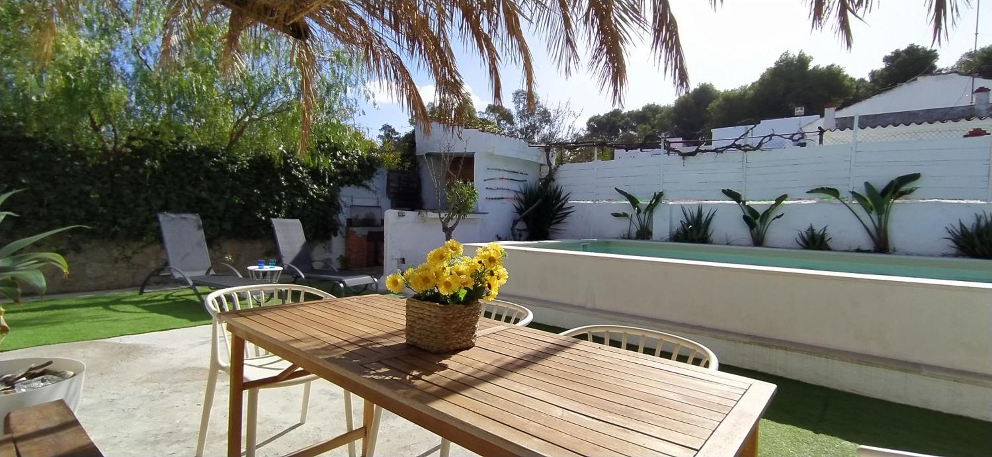 Casa, Piscina, Jacuzzi, Garaje, Barbacoa. Vila Chiclana de la Frontera Exterior foto